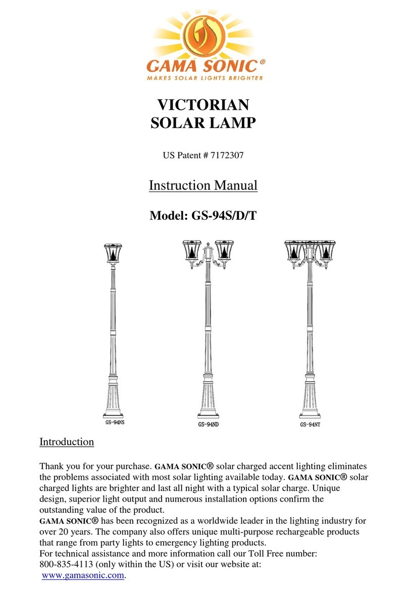 Gama Sonic GS-94S User manual