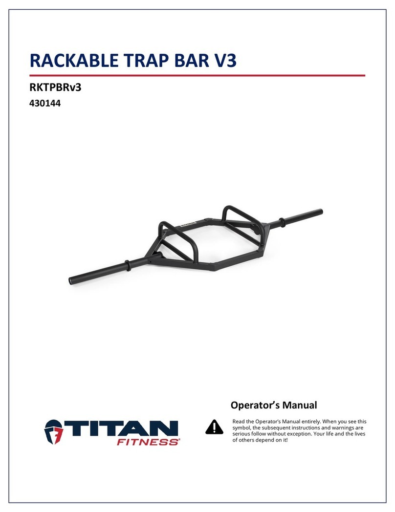 Titan Fitness RKTPBRv3 Operator's manual