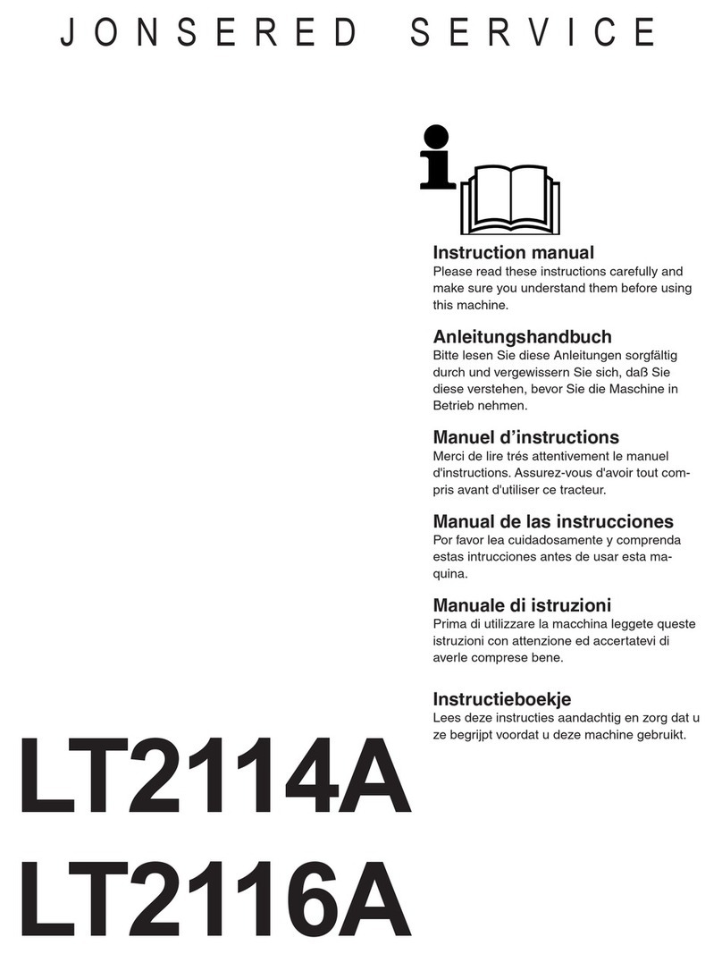 Jonsered LT2114A instruction manual