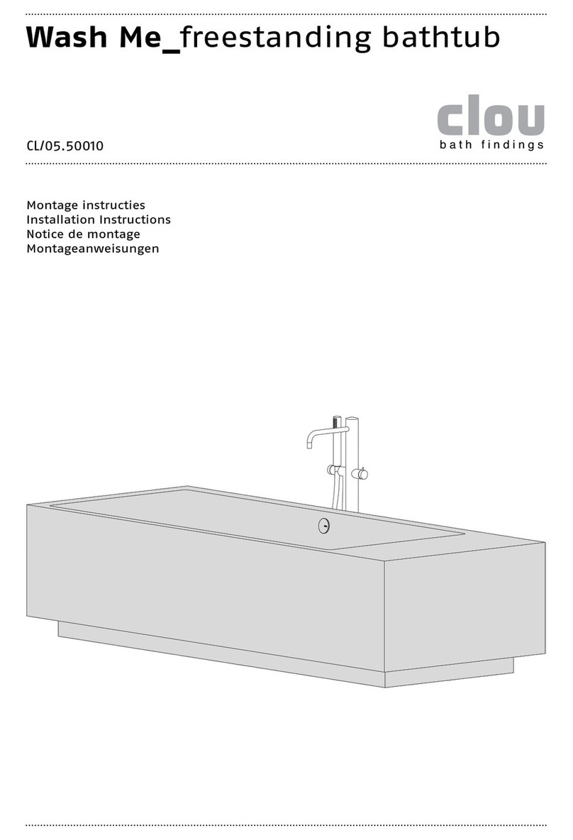 Clou Wash Me CL/05.50010 installation instructions