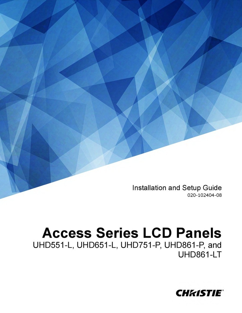Christie UHD861-LT Installation and setup guide