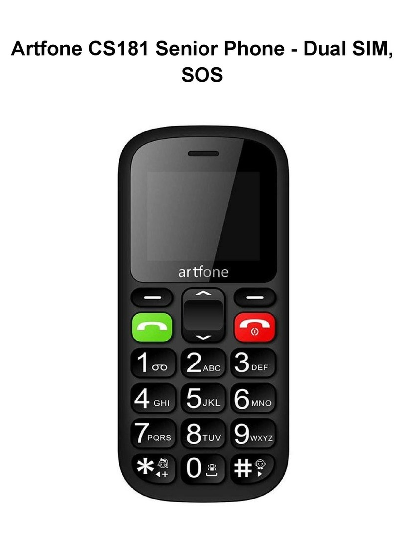 Artfone CS181 User manual