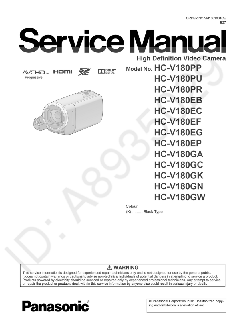 Panasonic HC-V180PP User manual