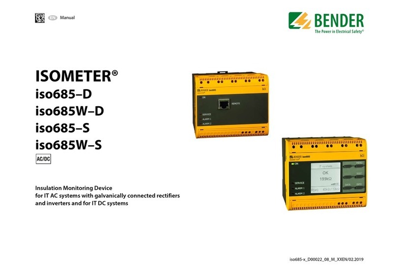 Bender ISOMETER iso685W-D manual