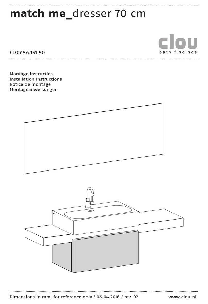 Clou match me CL/07.56.151.50 User manual Clou match me CL/07.56.151.50 User manual