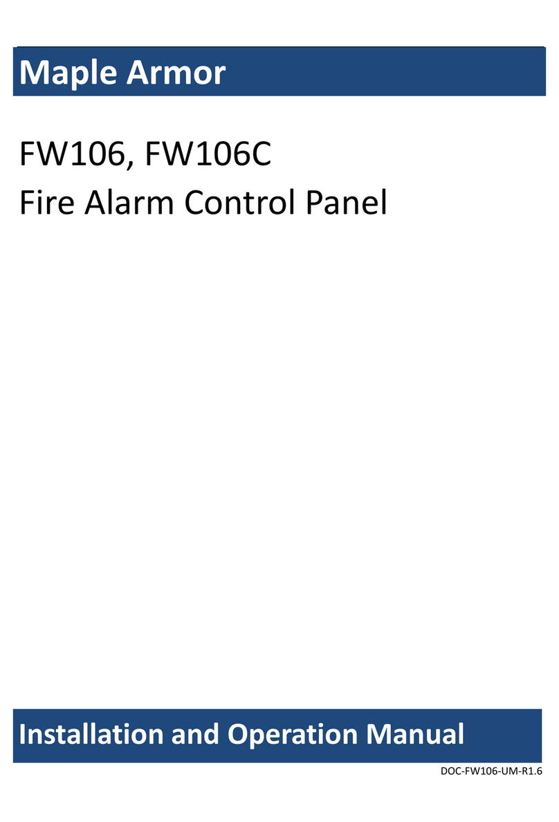 Maple Armor FW106 Installation and operation manual