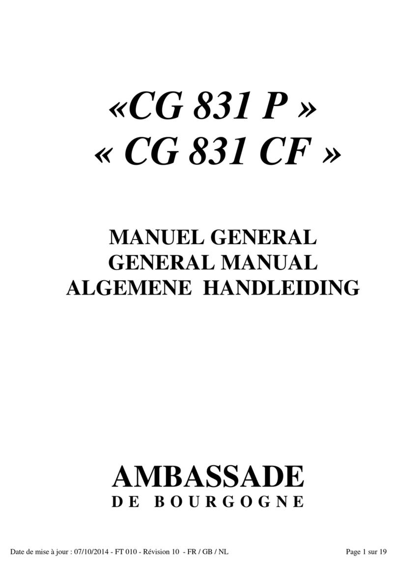 Ambassade CG 831 P Configuration guide