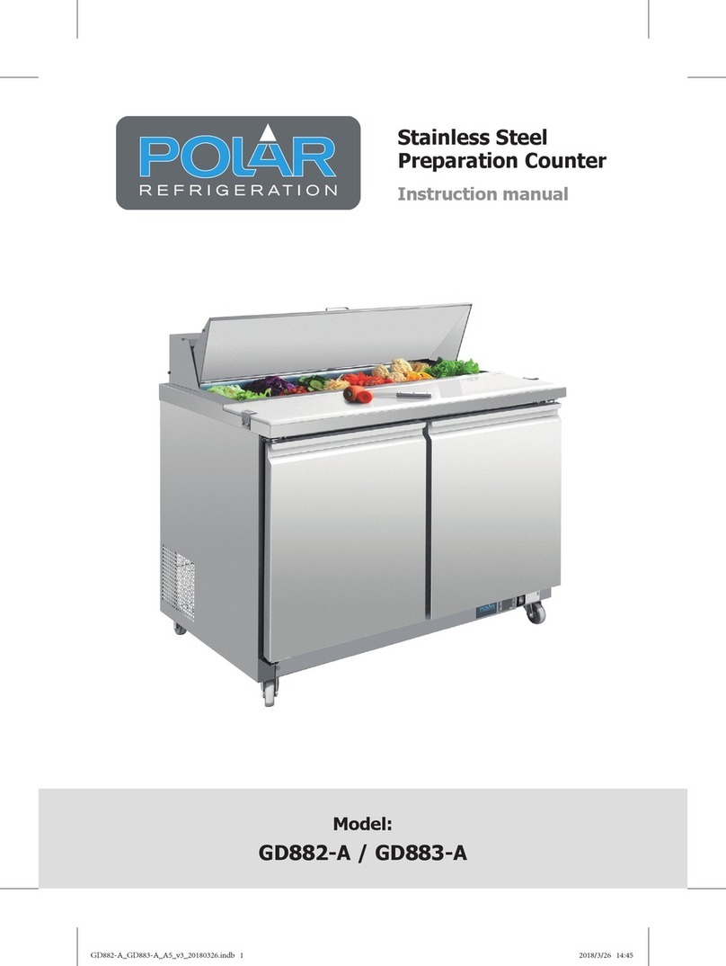 Polar Refrigeration GD882-A instruction manual