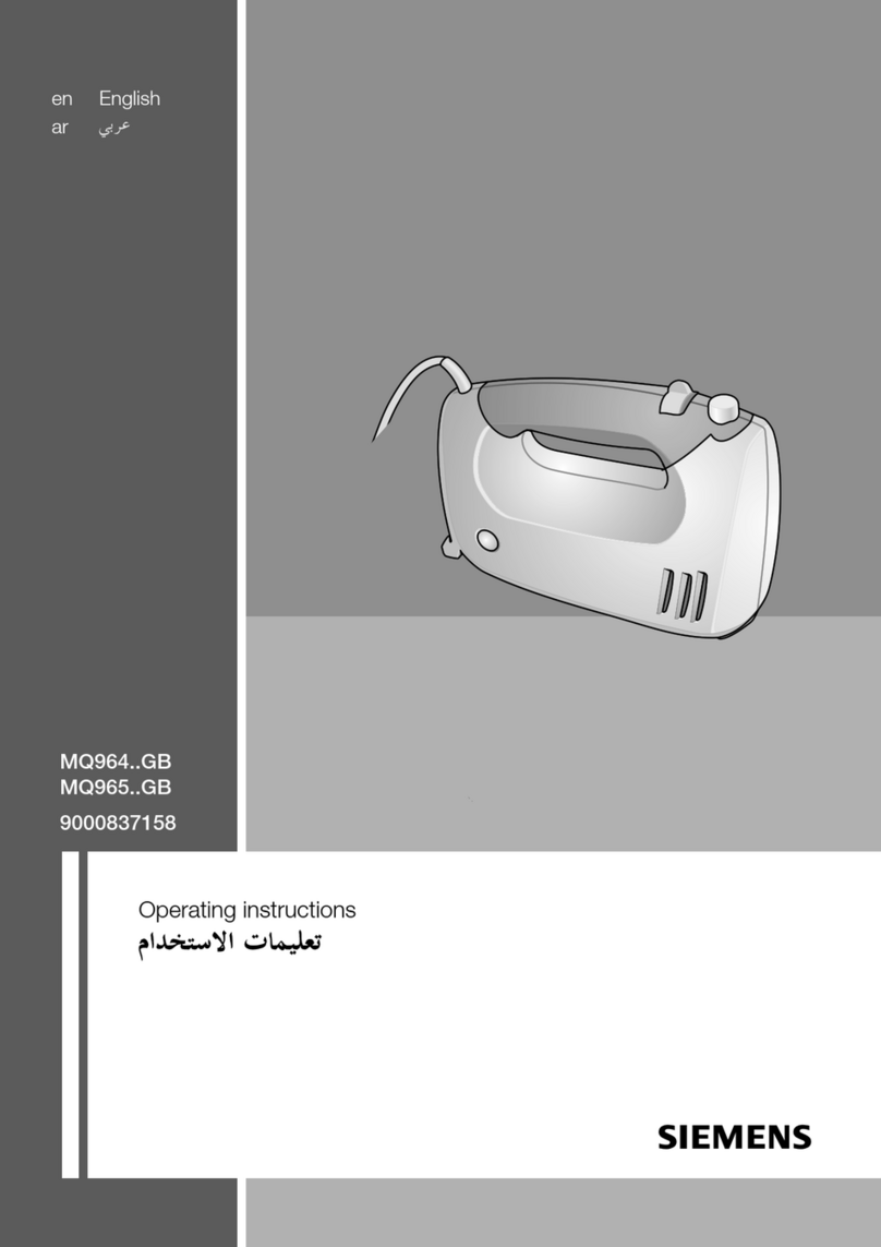 Siemens MQ964 GB Series User manual