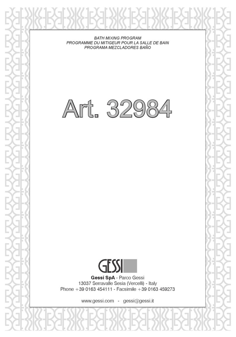 Gessi 32984 manual
