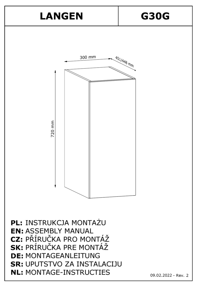 GALA MEBLE LANGEN G30G Assembly manual GALA MEBLE LANGEN G30G Assembly manual