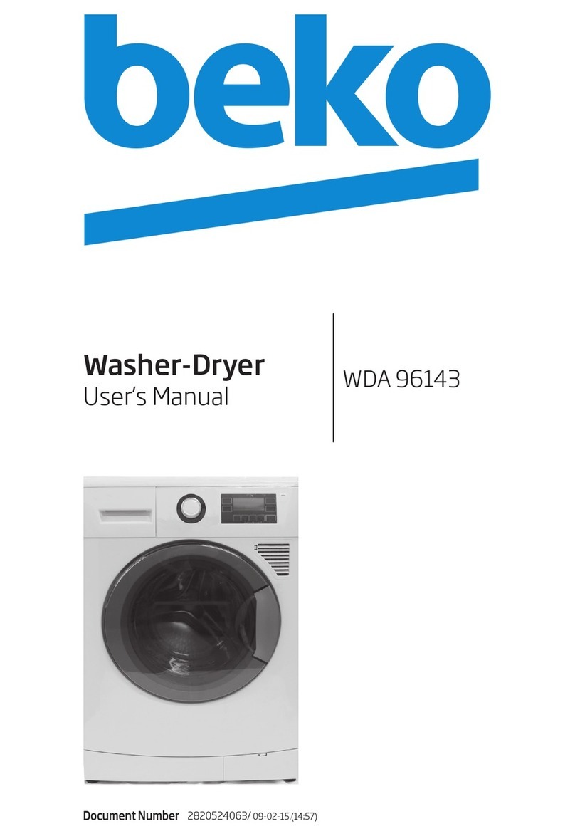 Beko WDA 96143 User manual