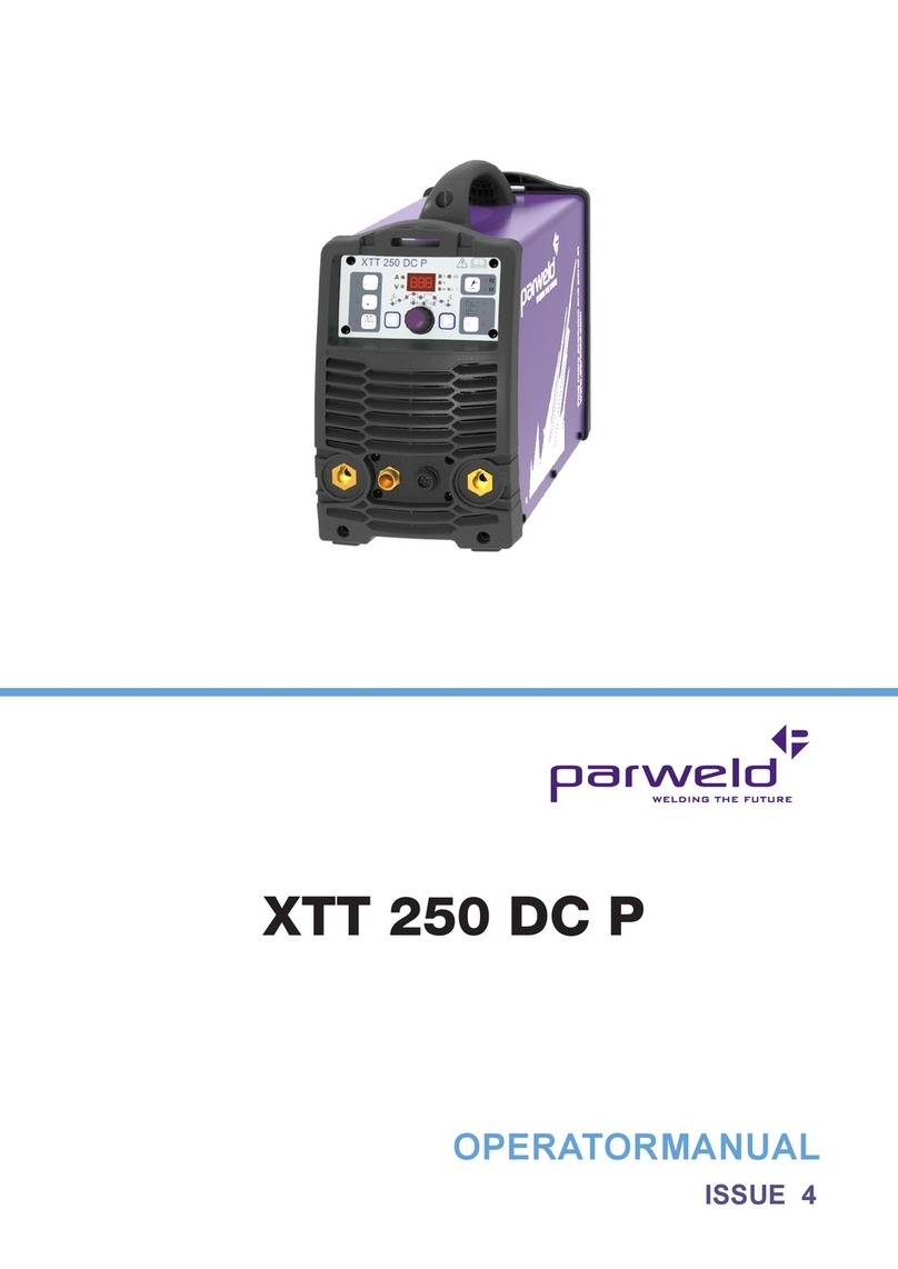 Parweld XTT 250 DC P manual