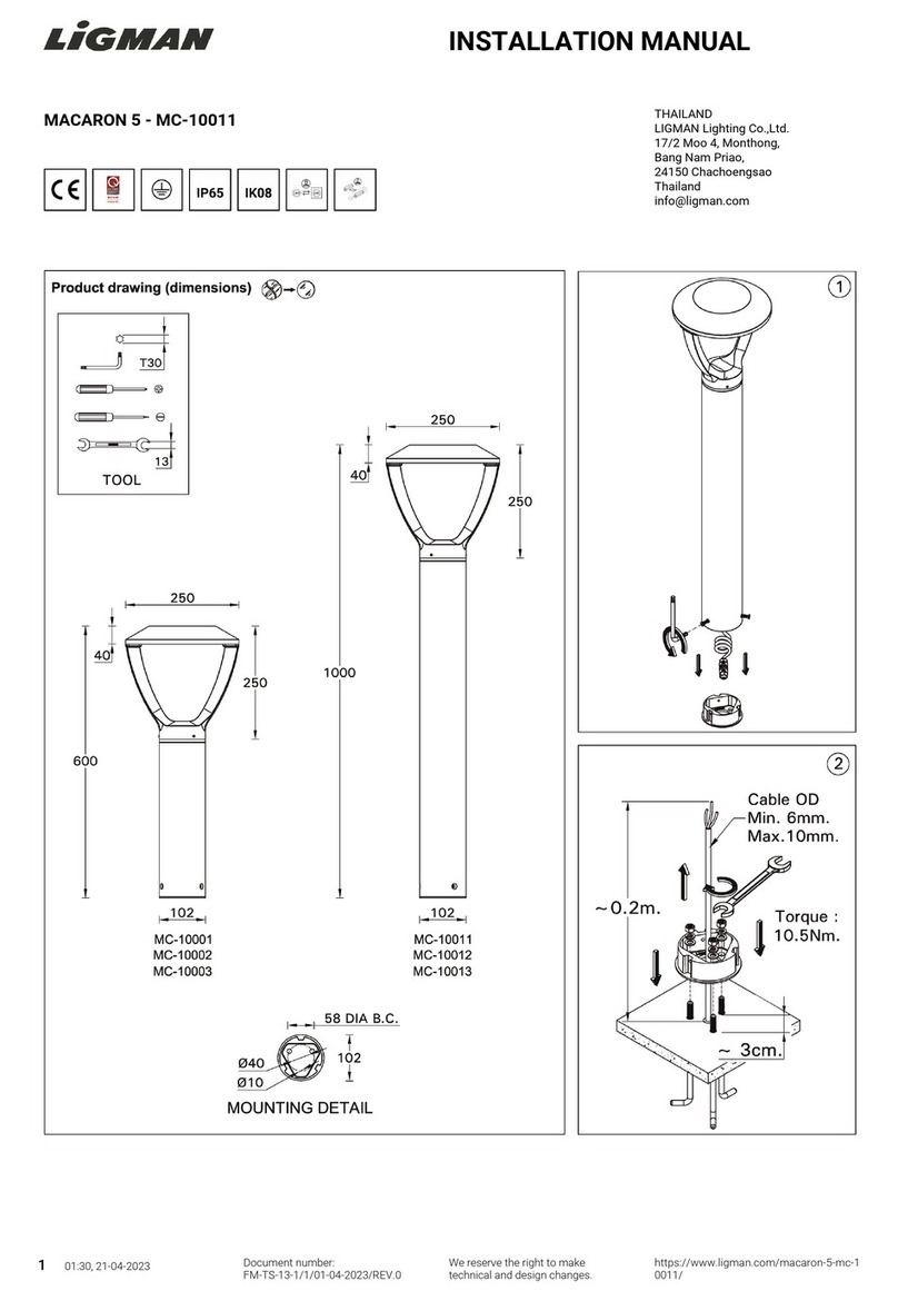LIGMAN MACARON 5 User manual