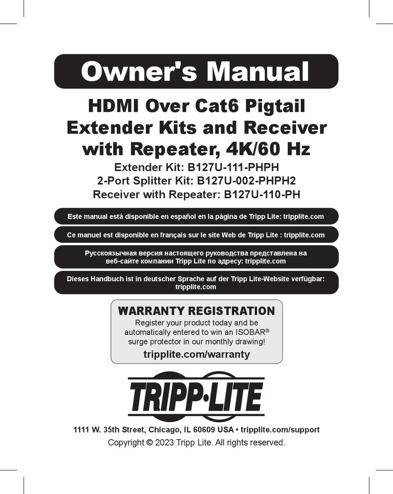 Tripp Lite B127U-111-PHPH User manual