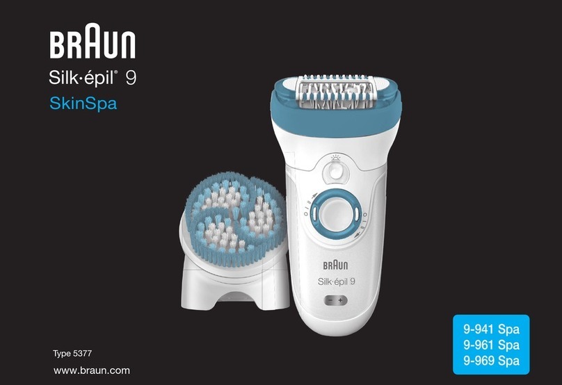 Braun Silk-epil 9 SkinSpa 9-941 User manual