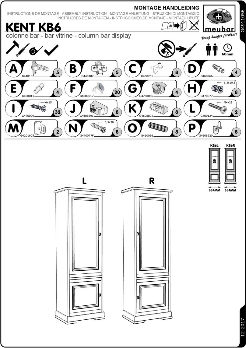 meubar KENT KB6 User manual