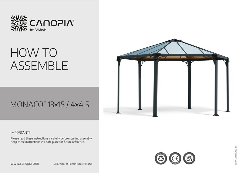 Palram CANOPIA MONACO 13x15/4x4.5 Administrator Guide