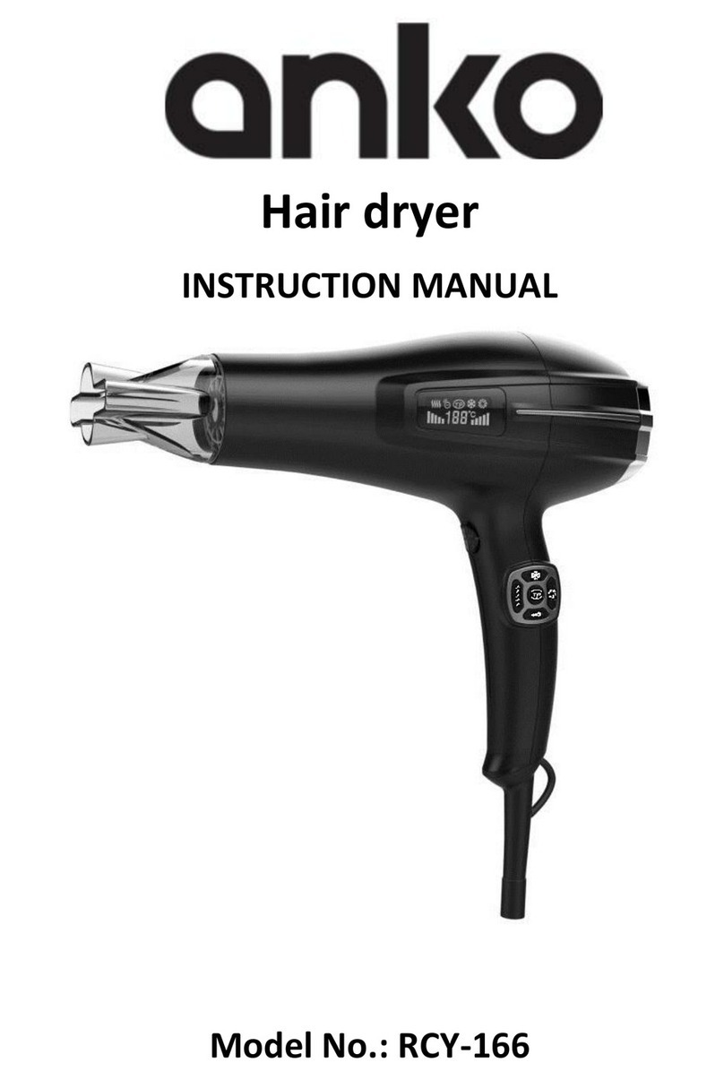anko RCY-166 instruction manual