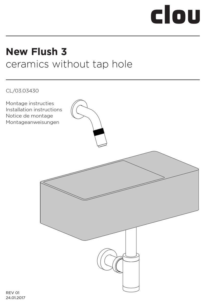 Clou New Flush 3 CL/03.03430 User manual