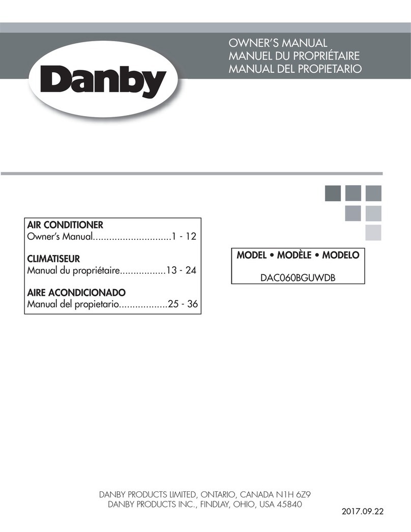 Danby DAC060BGUWDB User manual