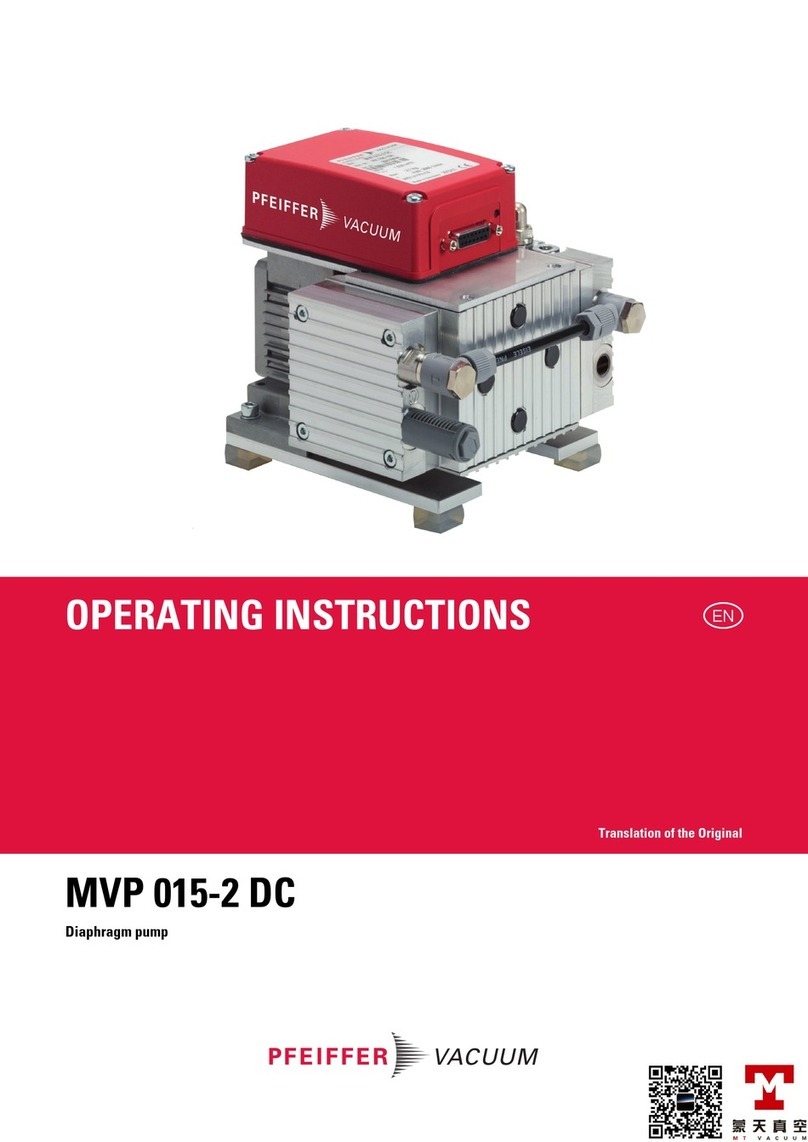 Pfeiffer MVP 015-2 DC operating instructions