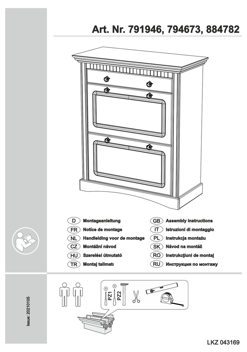 Home affaire 791946 Assembly instructions