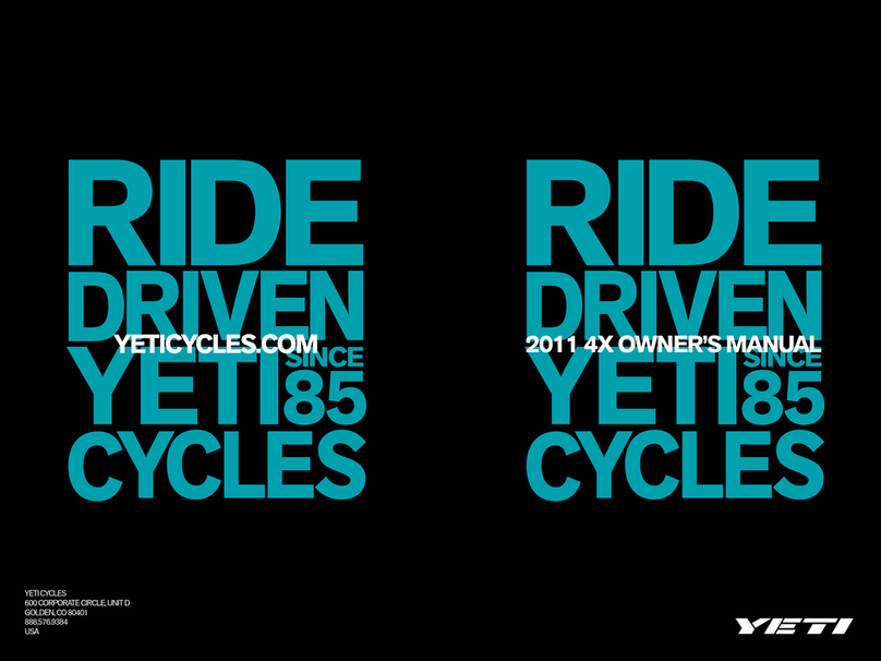 Yeti Cycles 4X 2011 owner's manual