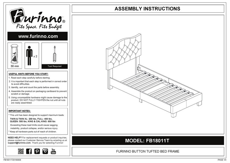 Furinno FB18011T Assembly instructions