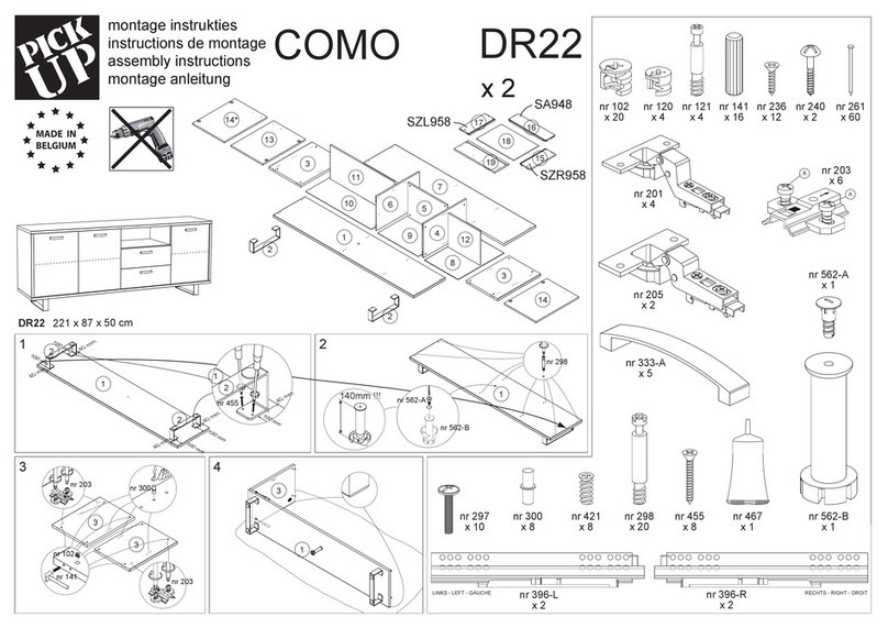 Pick Up COMO DR22 Assembly instructions