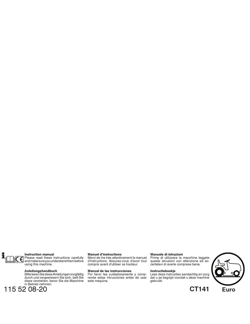 Poulan Pro CT141 Euro instruction manual