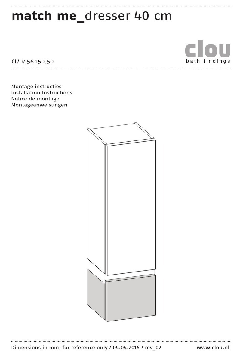 Clou match me CL/07.56.150.50 User manual Clou match me CL/07.56.150.50 User manual