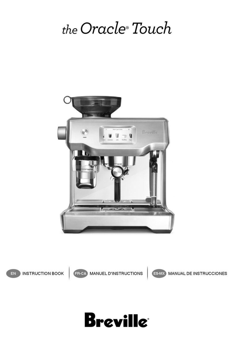 Breville the Oracle Touch BES990DBL1BUS1 Instruction book