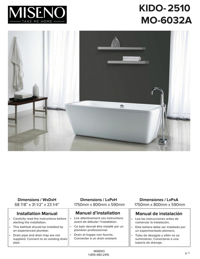 miseno KIDO- 2510 installation manual
