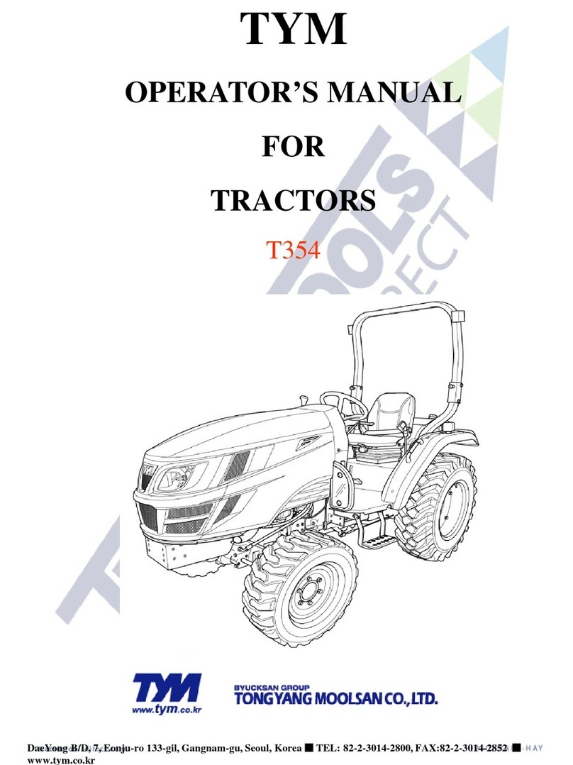 TYM T354 Operator's manual