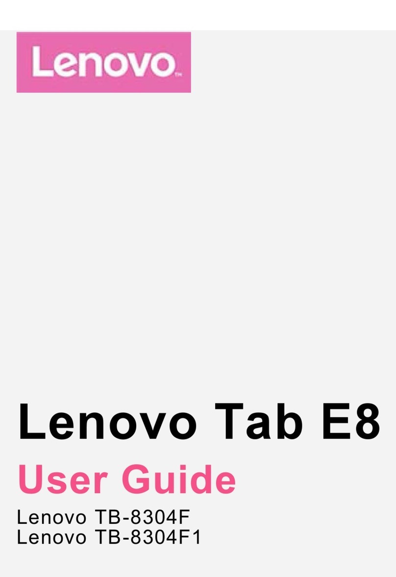 Lenovo Tab E8 user guide