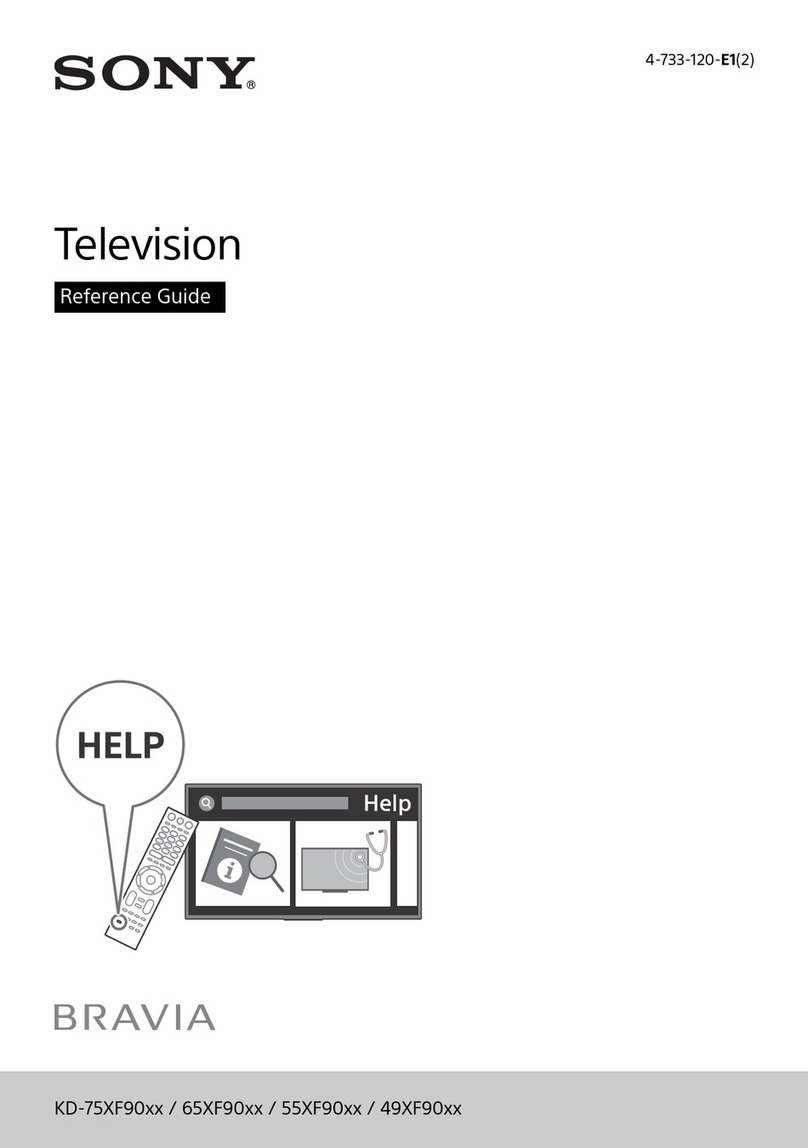 Sony BRAVIA KD-75XF90 Series User manual