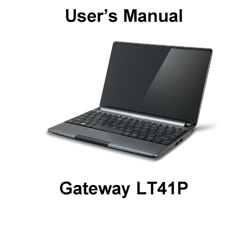 Gateway LT41P User manual