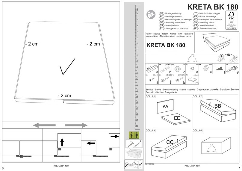 COLLECTION AB KRETA BK 180 User manual COLLECTION AB KRETA BK 180 User manual