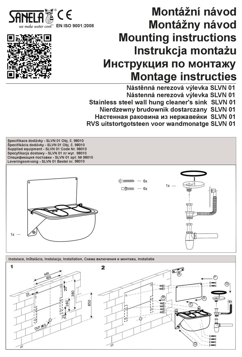 Sanela SLVN 01 Mounting instructions