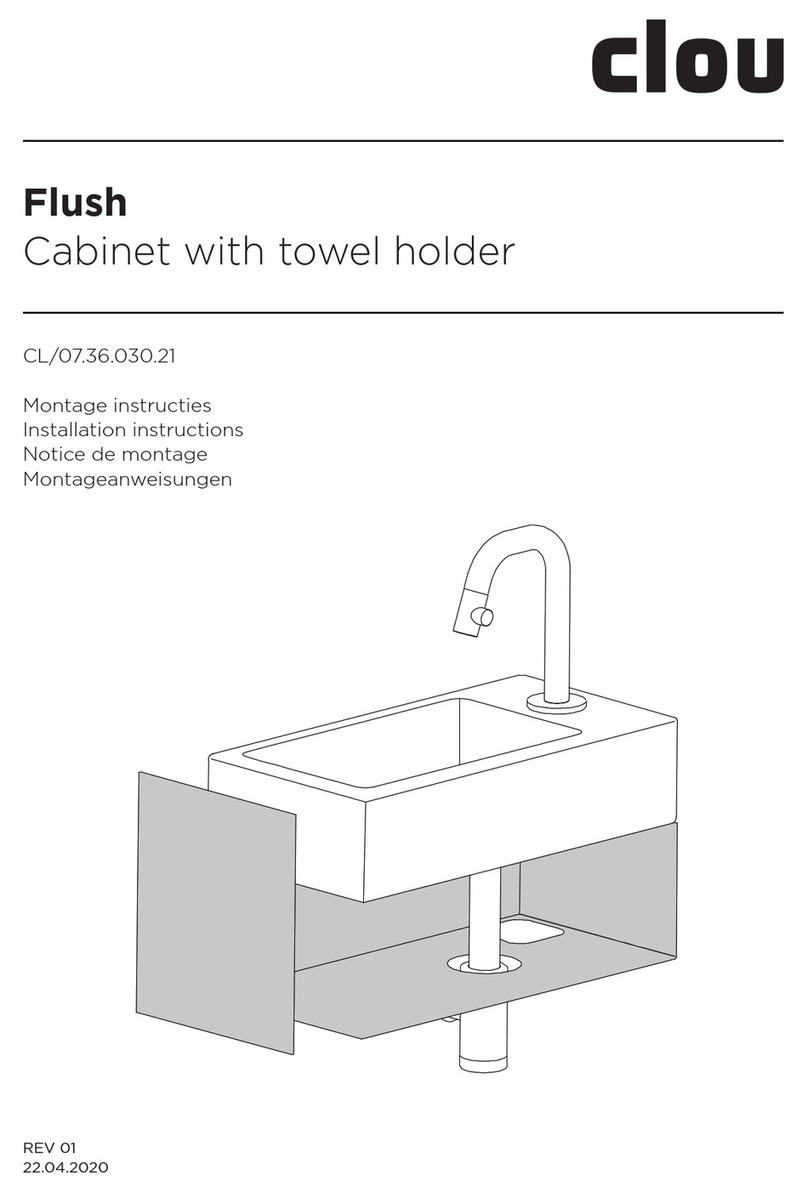 Clou Flush CL/07.36.030.21 User manual Clou Flush CL/07.36.030.21 User manual
