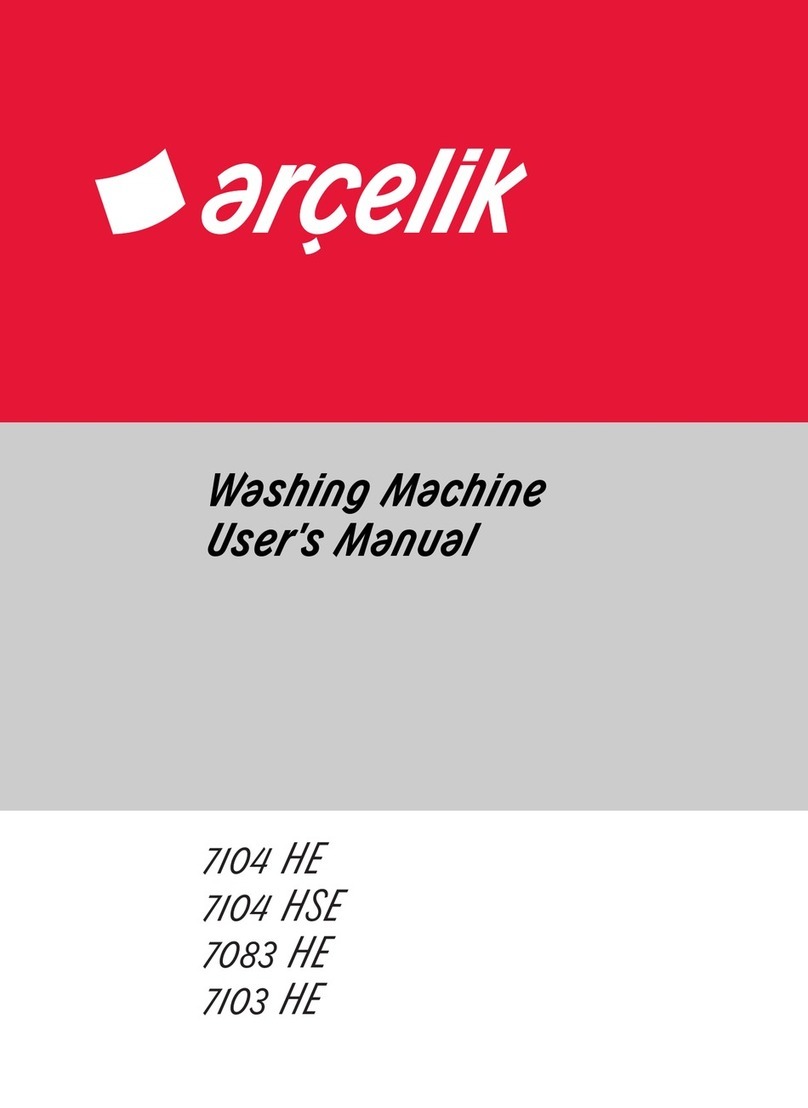 arcelik 7104 HE user manual