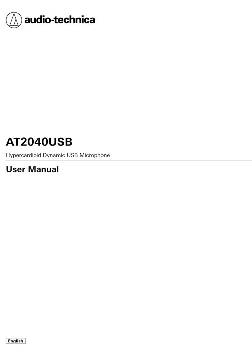 Audio Technica AT2040USB user manual