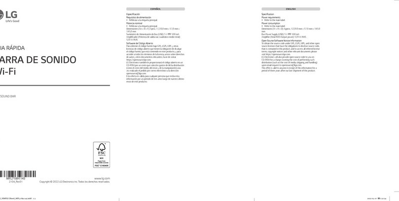 LG SP9A User manual