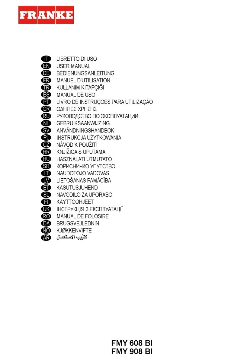Franke 110.0456.721 user manual