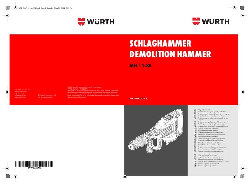 Würth MH 11-XE Quick guide