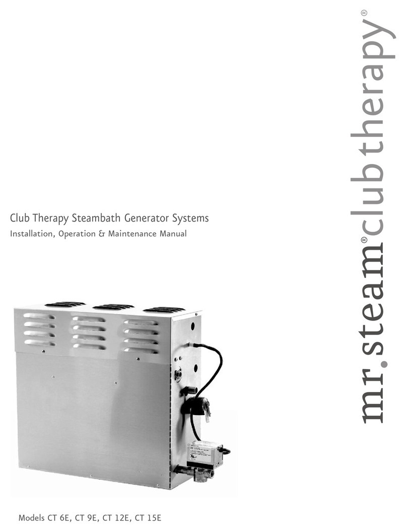 mr. steam CT9E Instruction manual