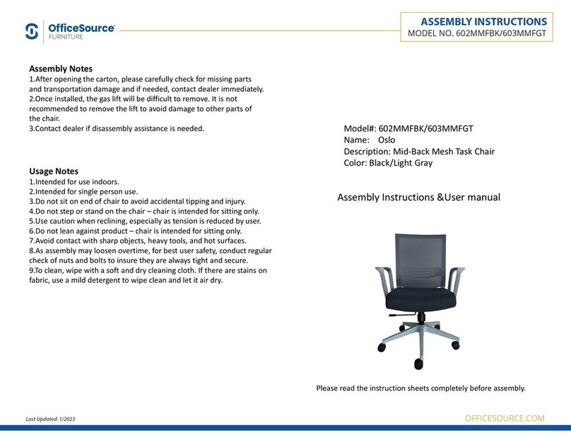 OfficeSource 602MMFBK User manual OfficeSource 602MMFBK User manual