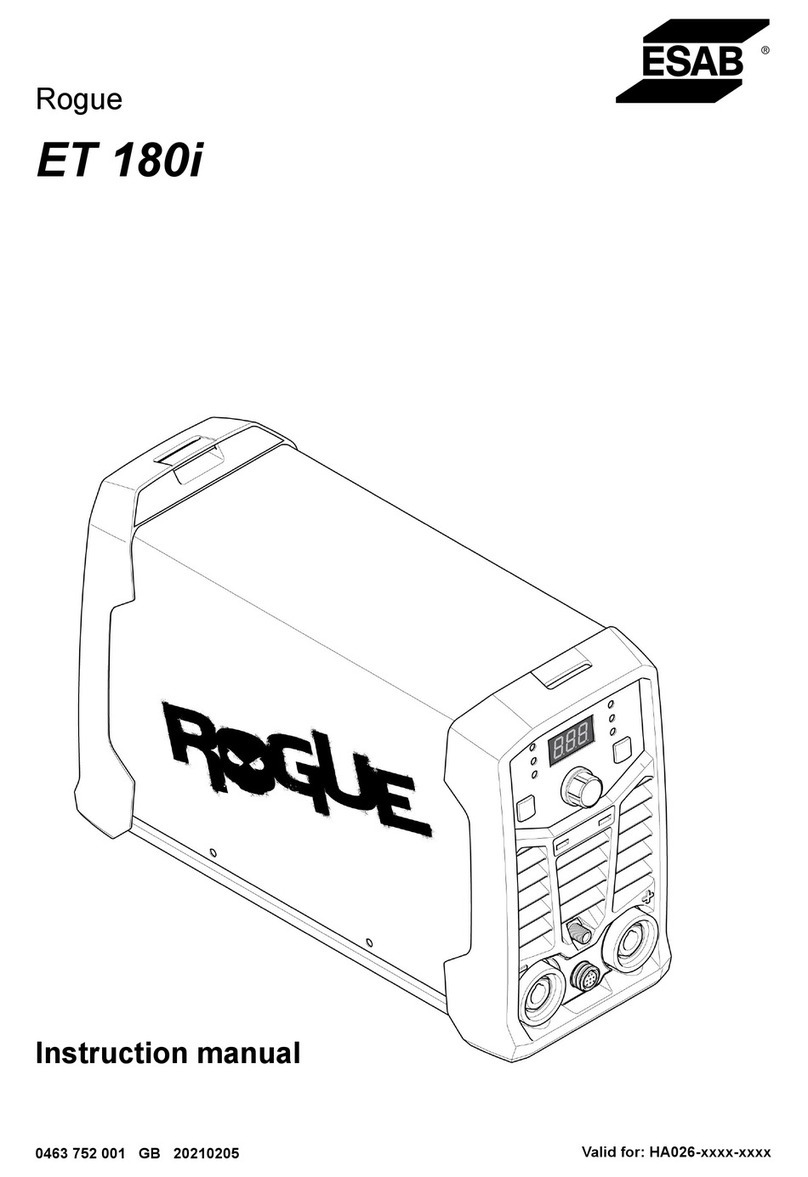 ESAB ET180i User manual