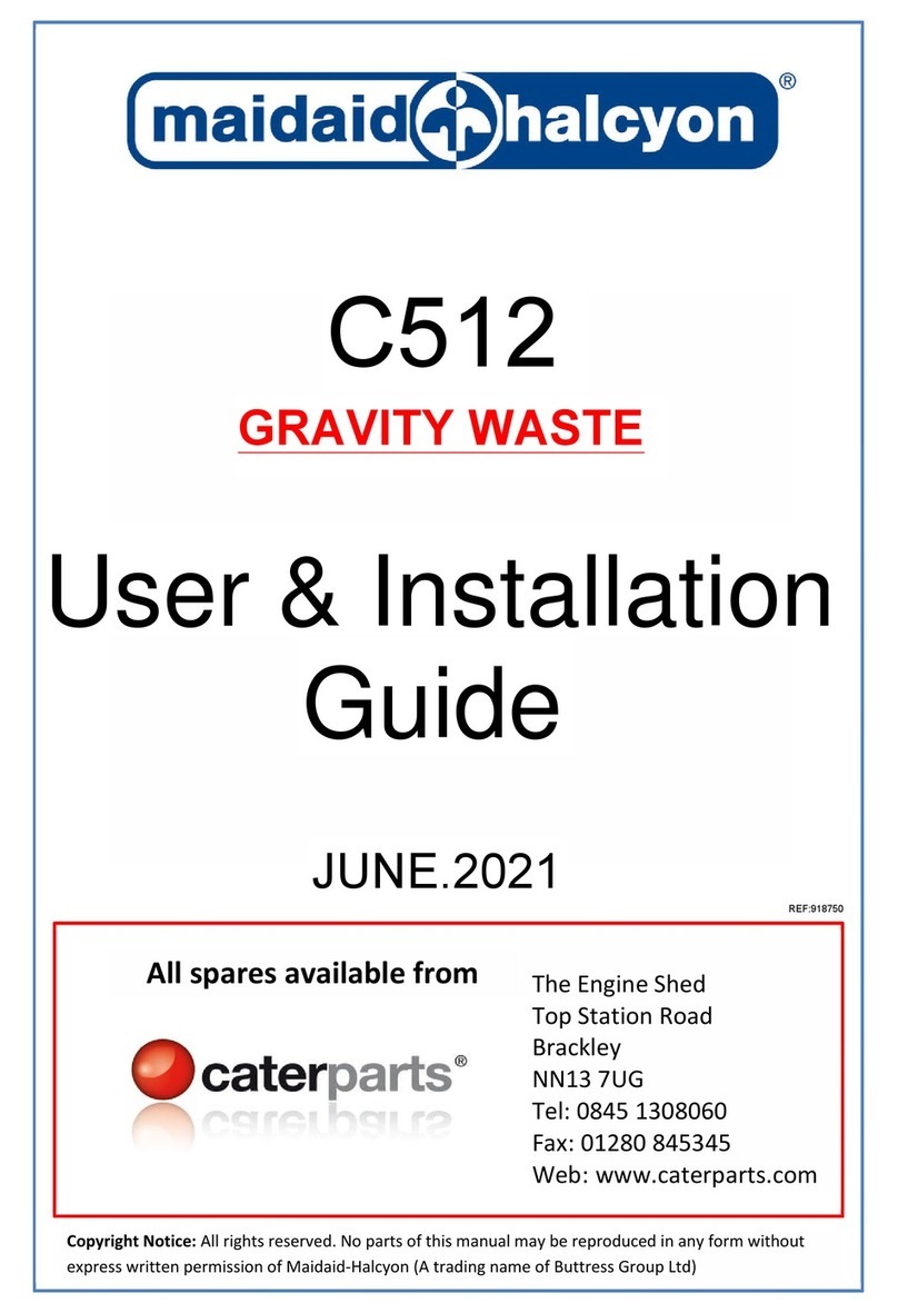 Maidaid Halcyon C512 User's installation guide
